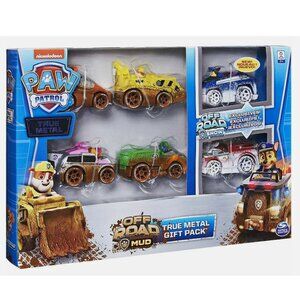 Paw Patrol OFF ROAD MUD and SNOW, True Metal, Boxed Set of 6, Spin Master